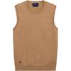 Polo SS25 Einfarbig Ärmellose Strickweste Damen Tops Kamel WMPOSWENC021154-260