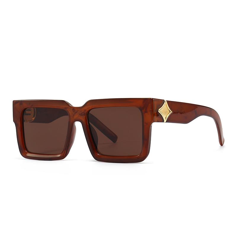 

9292 Экспорт Популярные мужские солнцезащитные очки Европейская и американская уличная фотография Популярная модель Квадратные солнцезащитные очки