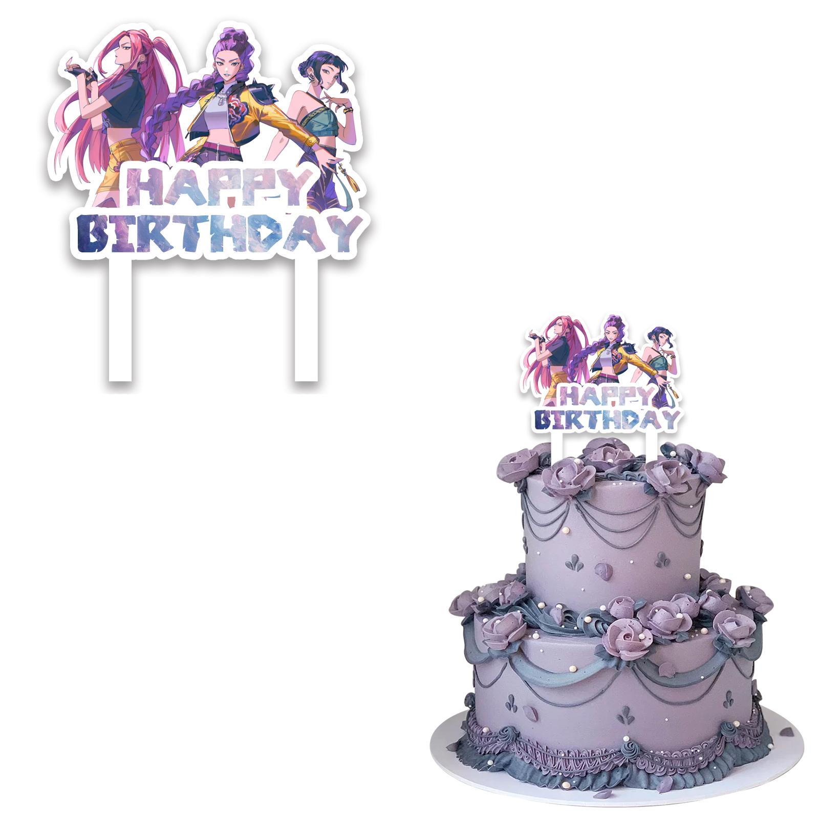 

Баннер для украшения тематической вечеринки по случаю дня рождения, флажки, флажок для торта, воздушные шары - Набор One Size