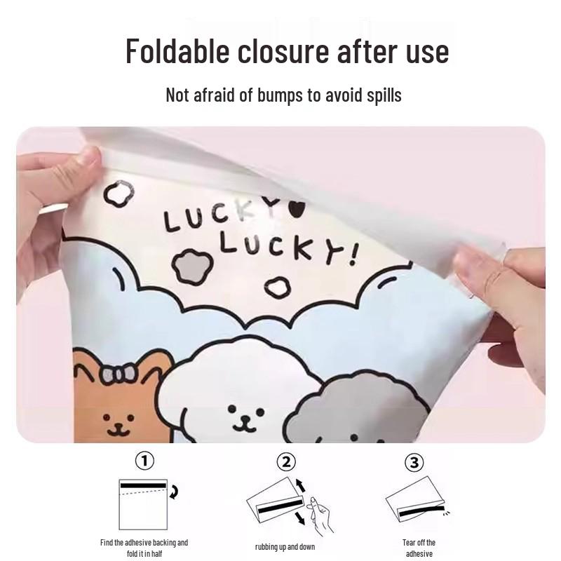 Portable Dual-Use Self-Standing Desktop Trash Can with Adhesive Backing