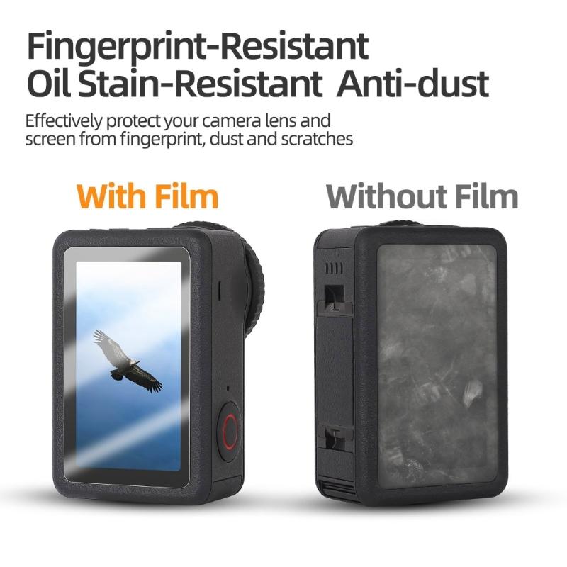 Scratch Resistant Screen Protector Film High Transparency Clear Visuals Fingerprint Resistant Layer For Miniature Camera