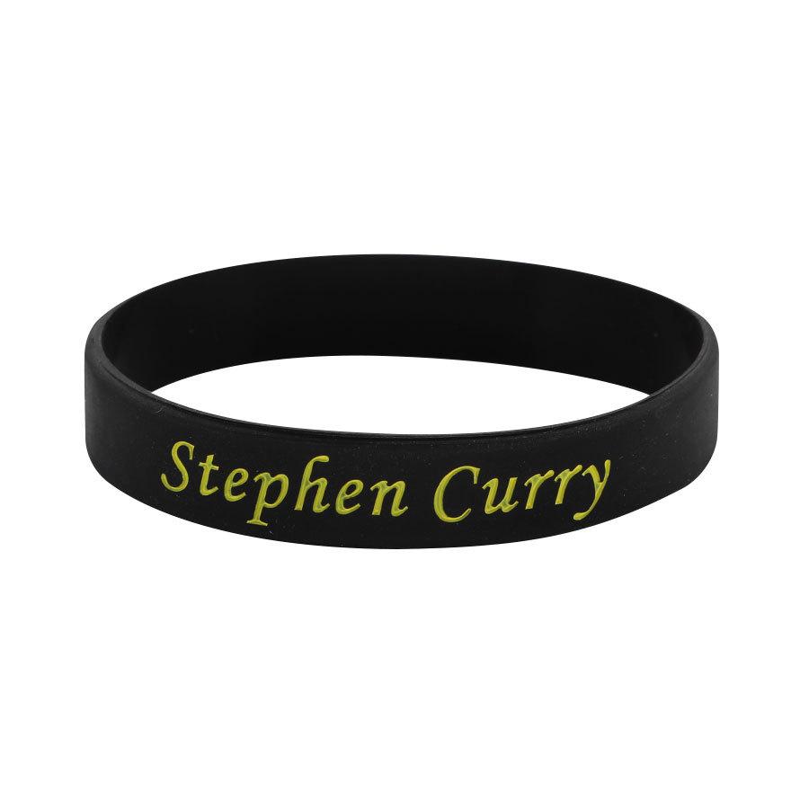 Douyin Popular NBA Star Signature Luminous Silicone Sports Bracelet/Wristband