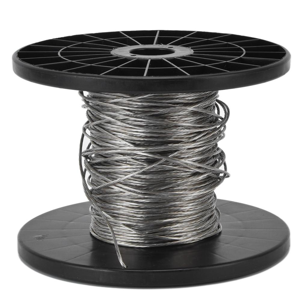 100m Filo Elettrificato Recinzione Elettronica Impulso Alta Tensione Recinzione Elettronica Fune in Lega di Alluminio Magnesio