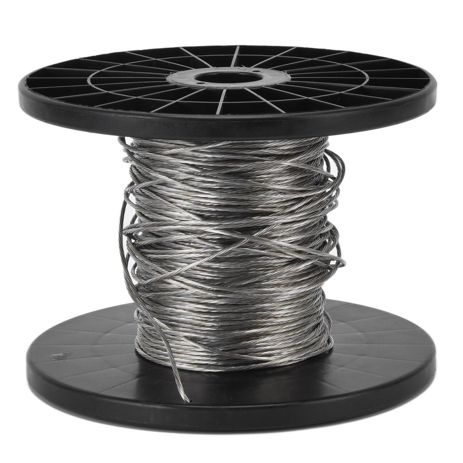 

100m Electronic Fence Wire High Voltage Pulse Electronic Fence Aluminum Magnesium Alloy Wirerope