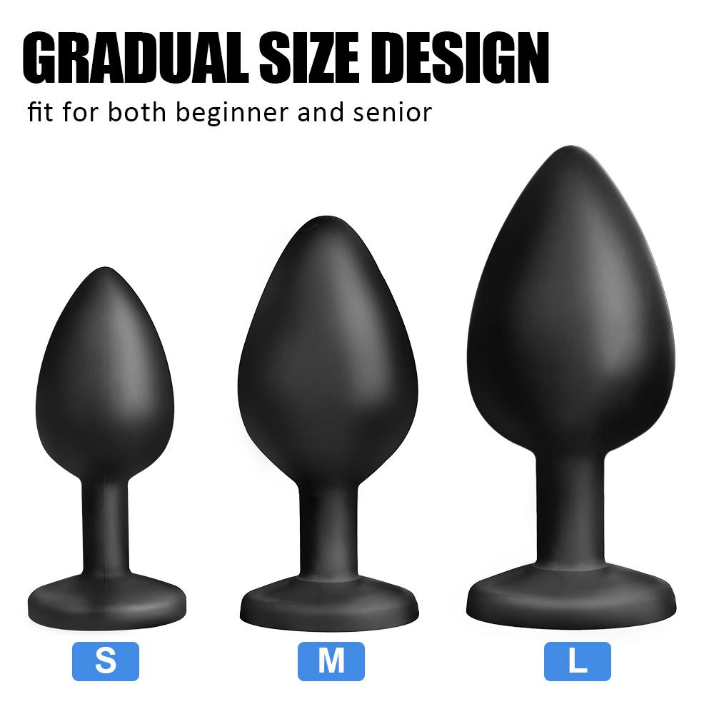 Prostata-Massagegerät Analplug Erwachsenenprodukte Buttplug Sexspielzeug für Frauen Männer Kugelvibrator