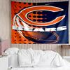 Chicago Bears  Tapestry Accessories Playroom Tapestry, for Bedroom,Livingroom, Dormitory Room Wall Decor Fan Birthday Gifts