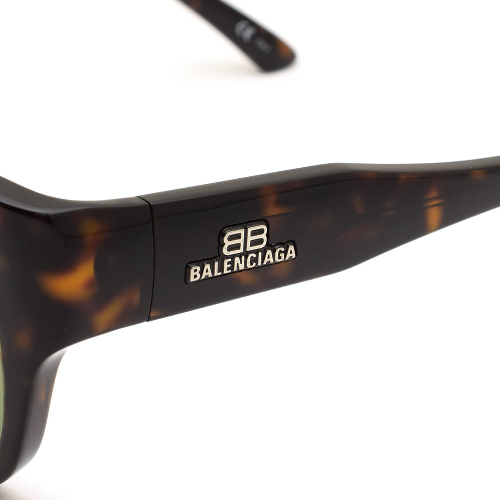Balenciaga Sunglasses BB0211S 002 Havana Green Men's