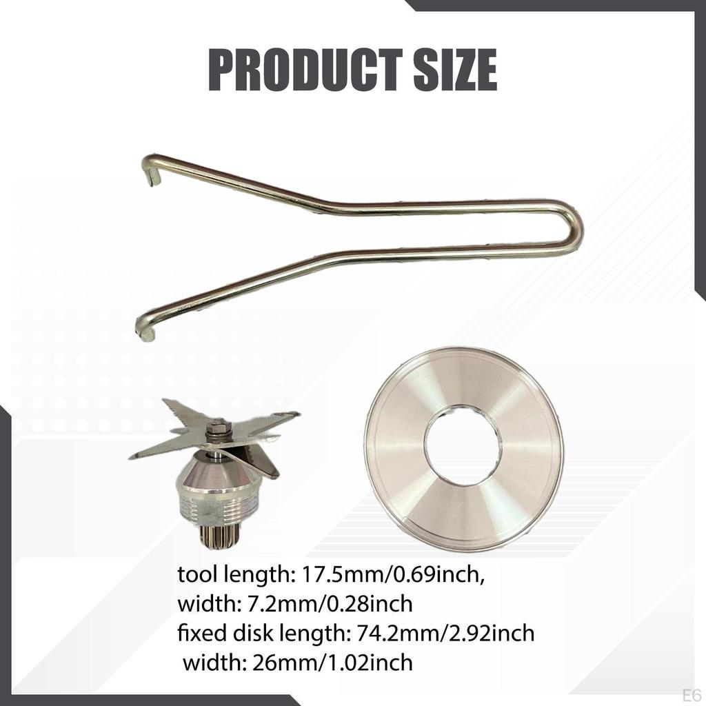 Blender Blade Replacement Kit Kitchen Appliance with Fixing Plate Removal Tool for Food