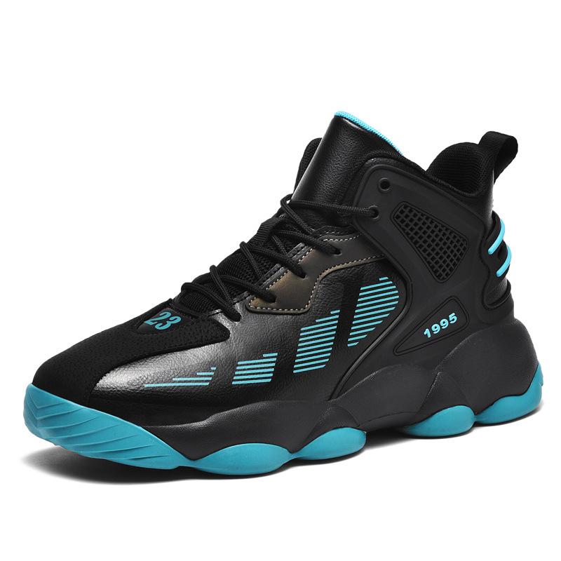 A 2025 live broadcast autumn high-top men's shoes lightweight sports running shoes men's actual basketball shoes dad shoes