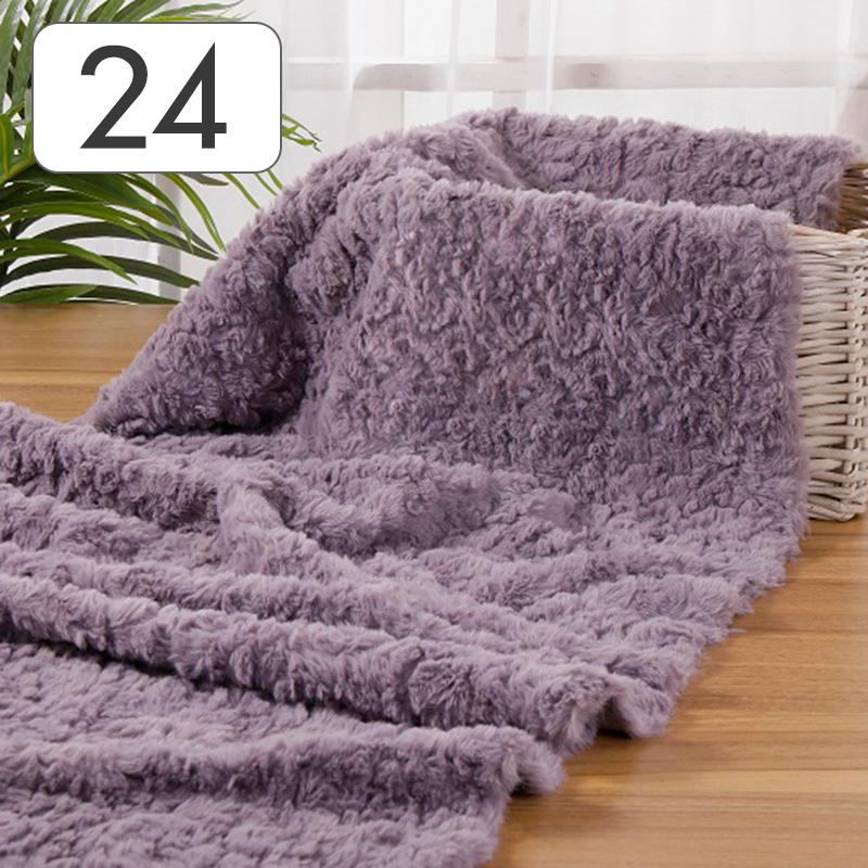 25x50cm Embossed Microfiber Plush Faux Fur Fabric Imitation Rabbit Fur Fabric For DIY Doll Garment Patchwork Sewing Material