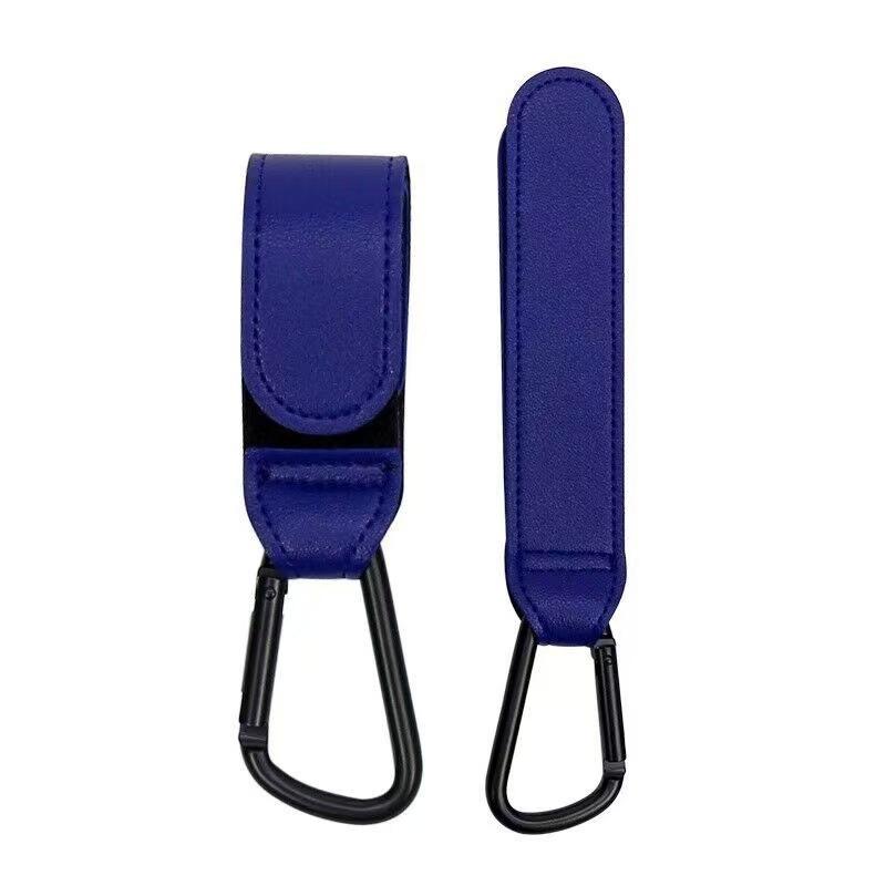 1/2Pcs Pu Leather Pram Hook Adjustable Baby Stroller Hook Cart Organizer Diaper Bag Hanger Children Boy Girl Travel Baby
