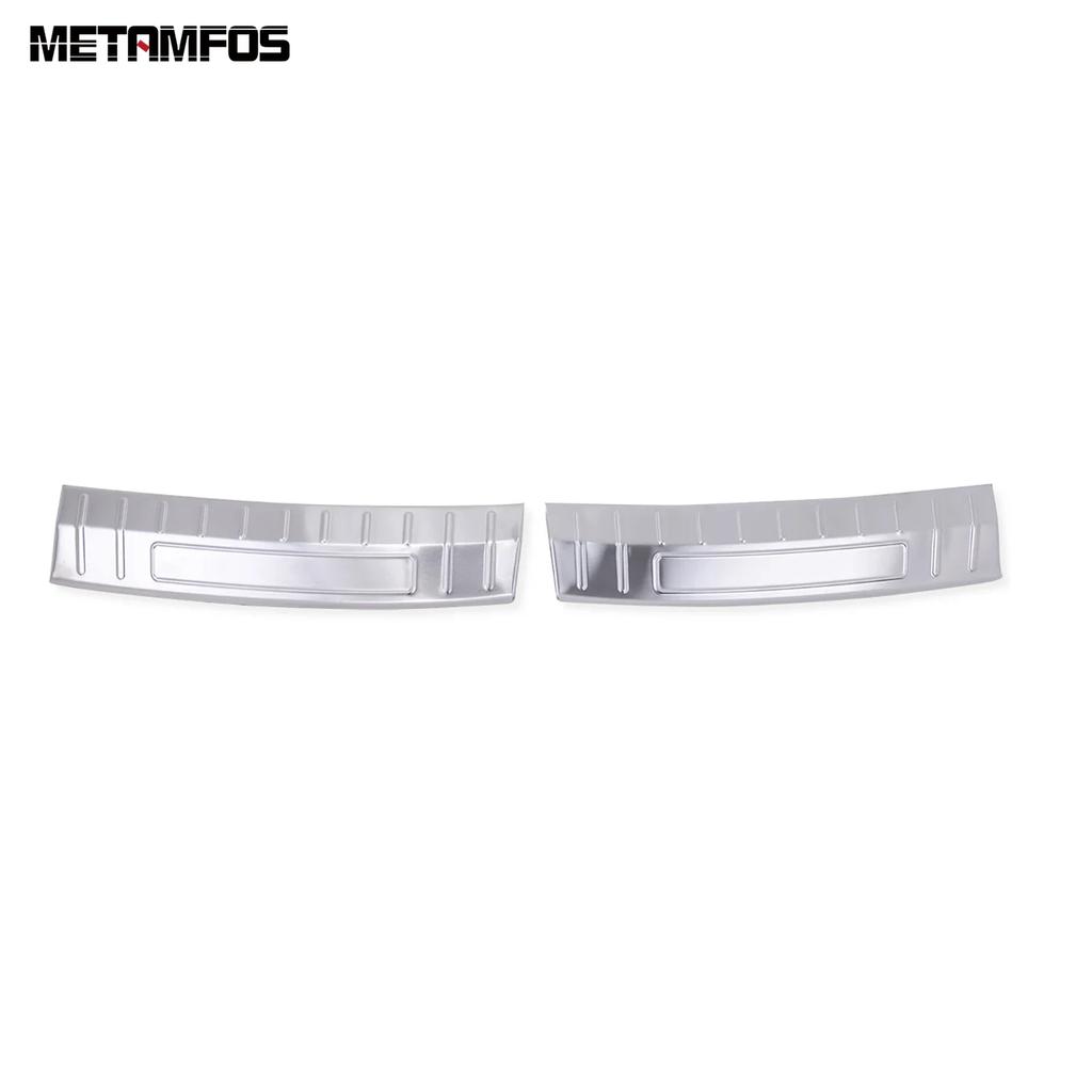 For Volkswagen VW T-ROC TROC 2018- 2024 2025 Interior Rear Trunk Bumper Foot Plate Door Sill Scuff Guard Plate Accessories