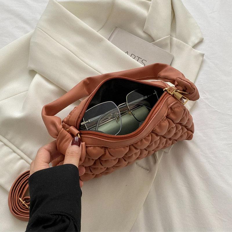 Hochwertige weiche PU Unterarmtasche für Damen Große Kapazität Allround Schulter-Umhängetaschen Retro Mode Handtaschen Neu
