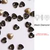 Paso Sico Heart Shaped Point Back Rhinestones Pink MO Loose Crystal Beads Garment Shoes Diy Nail Art Accessories