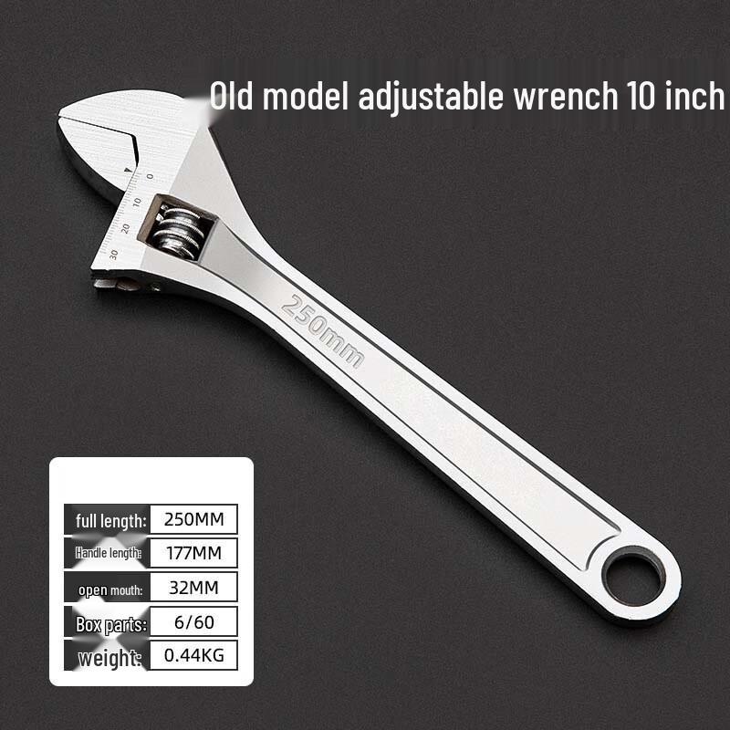 Feiluan 10-inch Industrial Adjustable Wrench