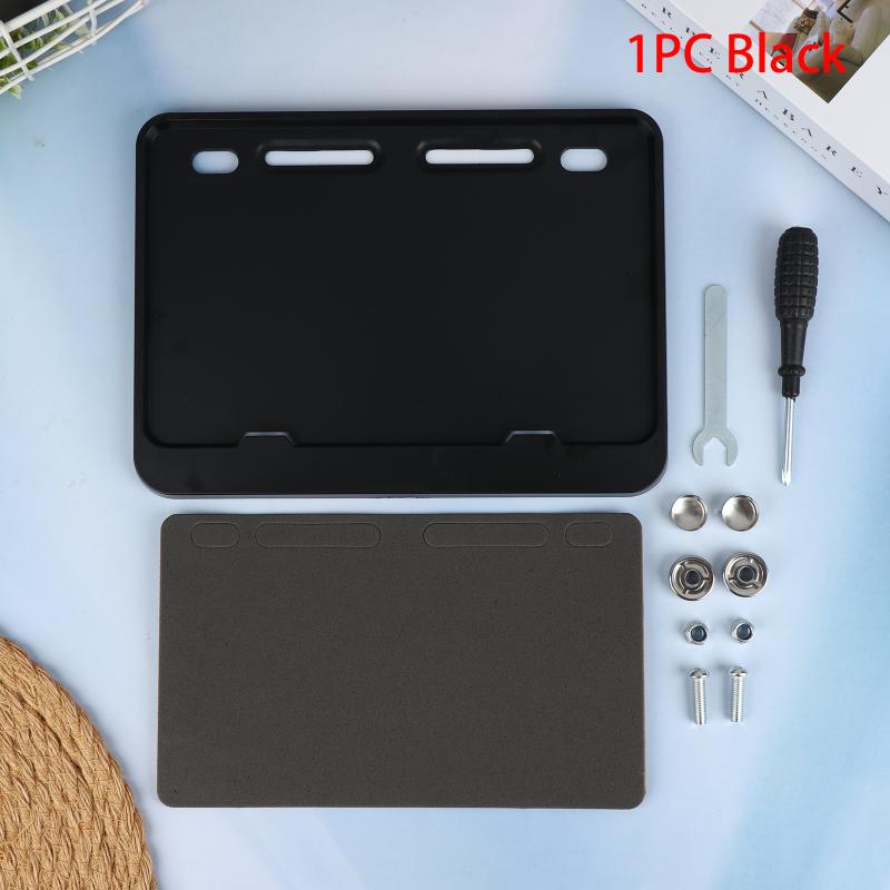 1/2/3Pcs Car License Plate Hollow Solid Double-layer Motorcycle License Plate Frame Carbon Grain Resin License Plate Frame