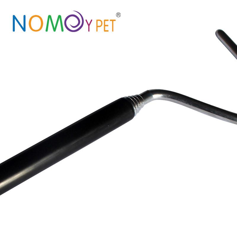 Nuomo Stainless Steel Snake Catcher Tool – Retractable Hook for Snake Farming or Reptile Handling.
