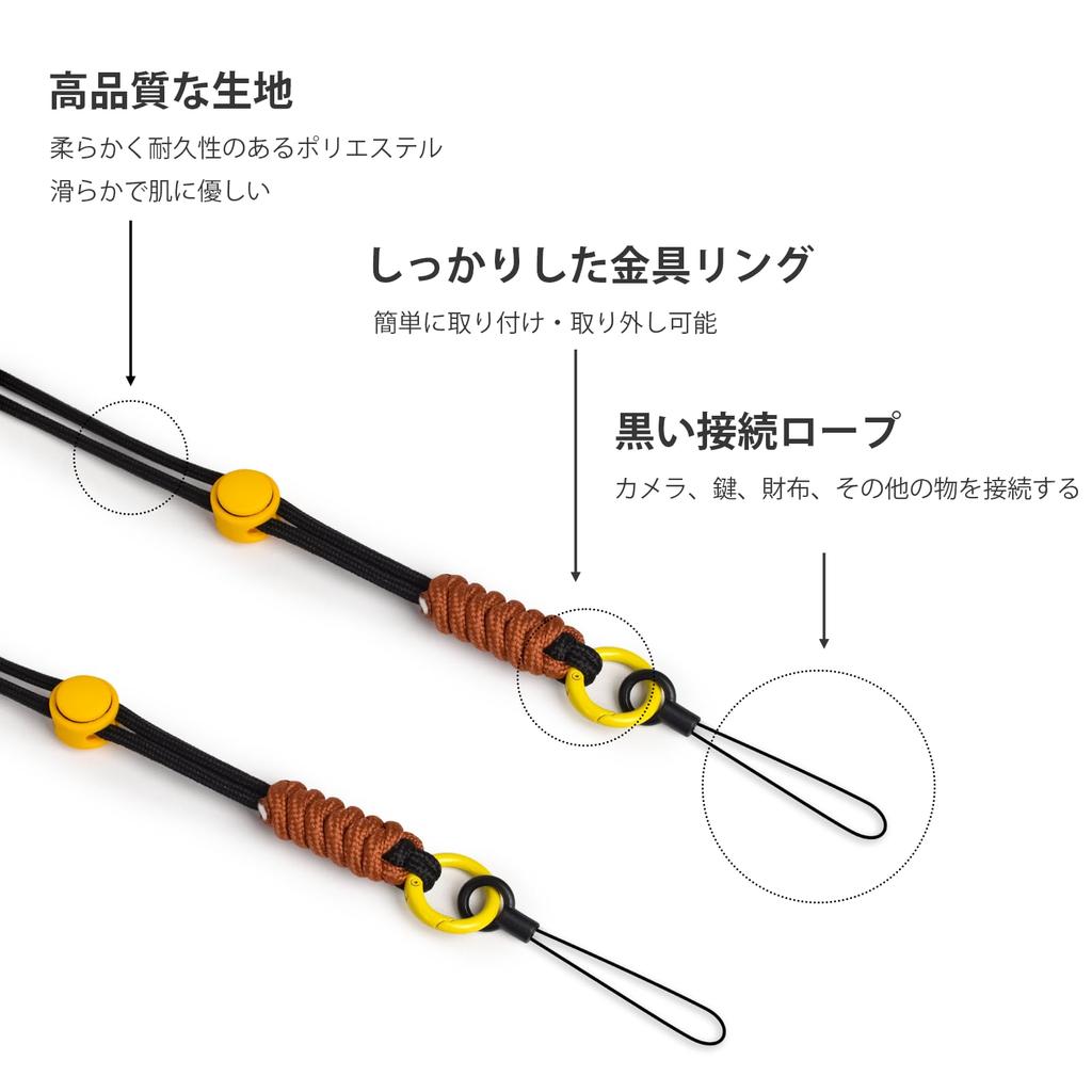 VOVMOEYA Camera Shoulder Strap Rope Compatible with and Olympus Strap with Connection Quick Compatible with Game and ID Cards Strap, Sony, Canon,