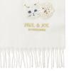 PAUL JOE ACCESSOIRES Logo Cat Patch Scarf with Brand Package [Moonbat] & (48142)