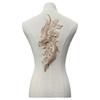3D Flower Beads Lace Fabric Applique Patch Lace Sew on Patch Garment Applique  Craft Accessories