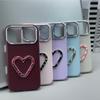Applicable To iPhone11Promax Mobile Phone Leather Pattern Love Bracket Apple 11ProMax Anti-drop Female