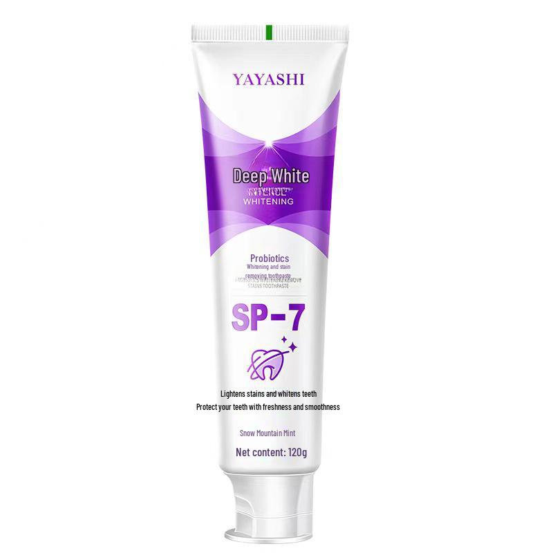 YAYASHI Deep White SP7 Whitening Toothpaste with Probiotics for Fresh Breath and Deep Whitening
