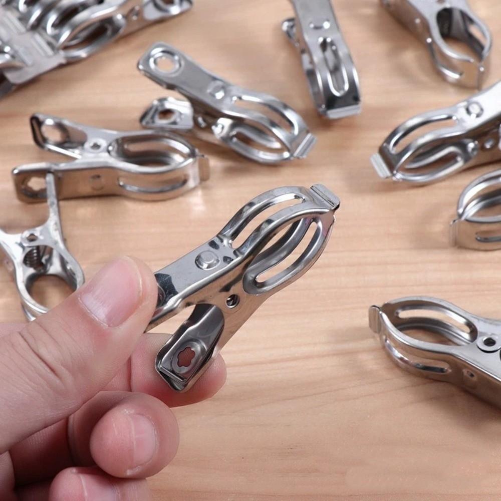 50PCS Rustproof Shade Cloth Clips Non-slip Quilt Clips Towel Clothes Pin Plant Cover Clips Camping