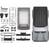 INJORA 6.10in 133g Wheelbase ABS Hardtop Cherokee Body for TRX4M Bronco Defender Chassis 1/18 RC Crawler Upgrade(Silver Grey)