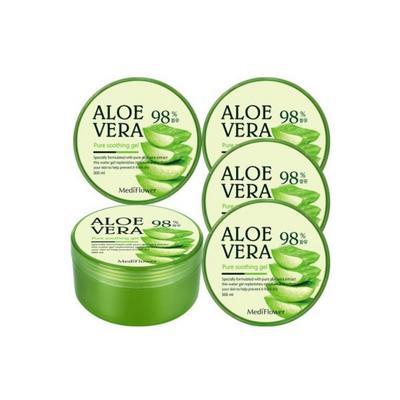 Gel Lenitivo Fresco Aloe Vera 300ml x 5, 5 pezzi