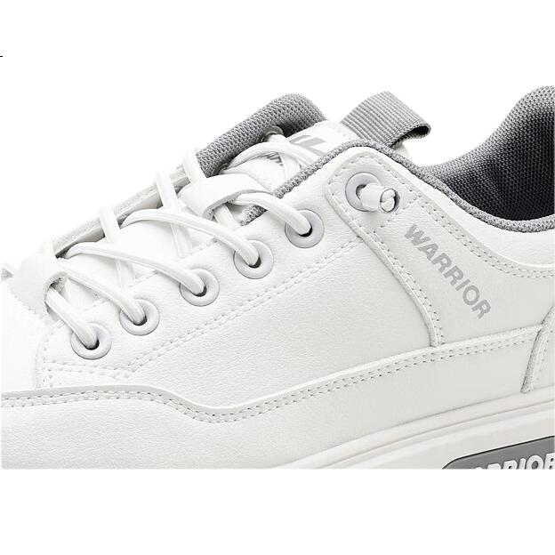 Warrior Sneakers for Men, Breathable Casual Shoes, Versatile White Shoes, WXP(WZ)-2786, Black, Size 41