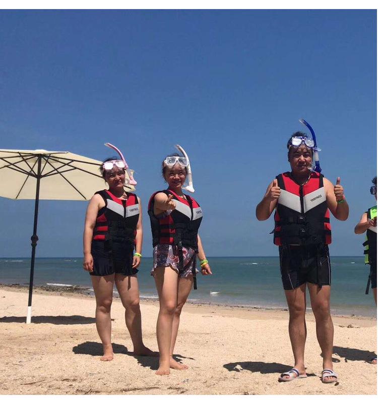 Adult Life Jacket with High Buoyancy and Thickened Fishing Vest for Swimming, Snorkeling, Boating, and Water Rescue