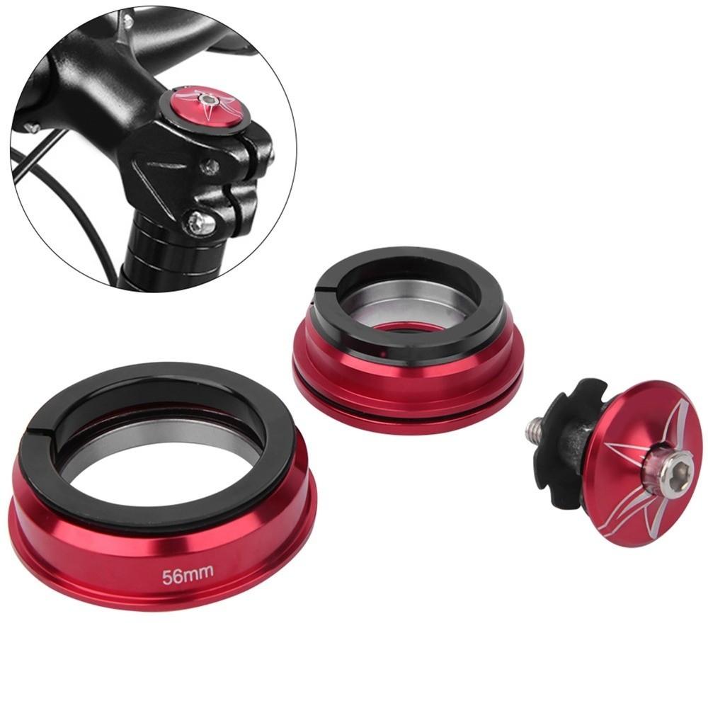 Aluminium Alloy Front Fork Stem Headset 44mm-56mm Easy Installation Bicycle Headset Headset Replacement Bicycle Accessory