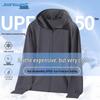 Jeanswest Men's Summer UV Protection Hooded Jacket