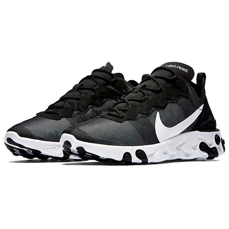 Nike React Element 55 'Schwarz Weiß' Herren BQ6166-003