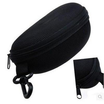 Sunglasses Case with Zipper, Anti-Pressure Design, Unisex, Fresh Korean Style for Outdoor Sports, Includes Free Shipping