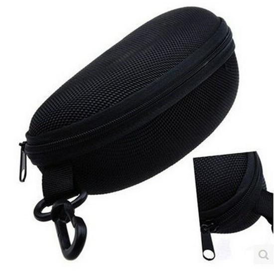 Sunglasses Case with Zipper, Anti-Pressure Design, Unisex, Fresh Korean Style for Outdoor Sports, Includes Free Shipping