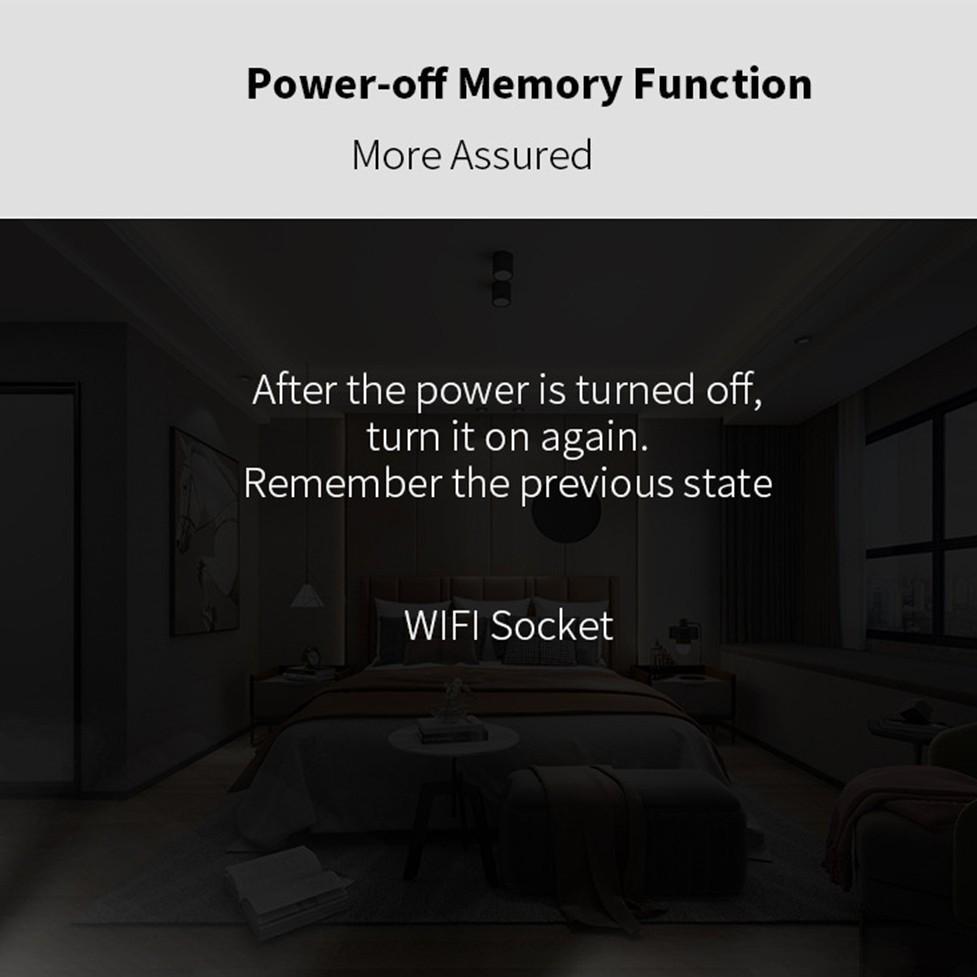 Tuya Smart WiFi UK Plug 16A/20A with Power Metering & Alexa Voice Control