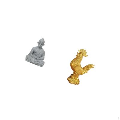 Monkey Buddha Statue Sculpture And Chicken Figurine Feng Shui Decor for Hotel Patio Backyard
