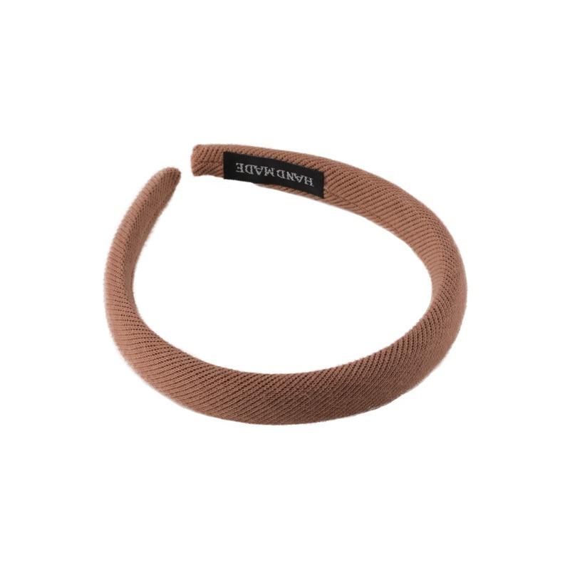 Das vielseitige High-Top-Haarband aus dünnem Schwamm im koreanischen Stil für Herbst und Winter ist ein neues Retro-Haarband in Bonbonfarben zum Ausgehen und für die Haarpresse