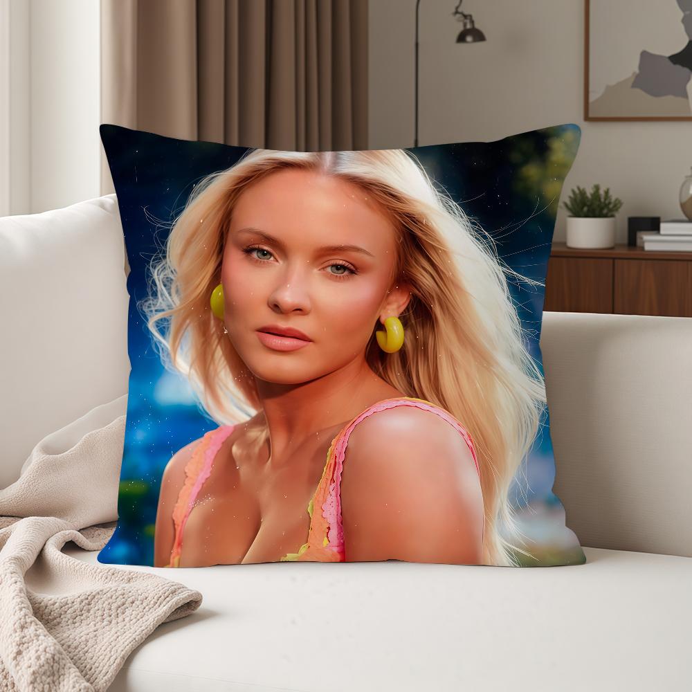 Singer ZZara Larsson Midnight Sun Pillow Case Suitable For Bedrooms Living Rooms Cars Home Decoration