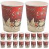 32 Stück Weihnachtsfeier-Zubehör Papier-Trinkbecher Weihnachts-Papierbecher Xmas Party-Mitgebsel miao7_siasd