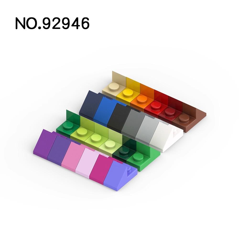 20pcsMOC Parts 92946 Slope 45° 2 x 1 with 2/3 Cutout Compatible Bricks DIY Assmble Building Blocks Particle Kid Brain Toy Gif