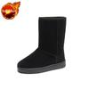 Fashion Non Slip Snow Boots for Women Warm Fleece-Lined Chunky Mid Calf Padded Winter 2025 Novelty Woman Shoes High Quality Trend Sale