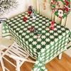 Festive Red Plaid Tablecloth for Christmas, New Year, & Weddings