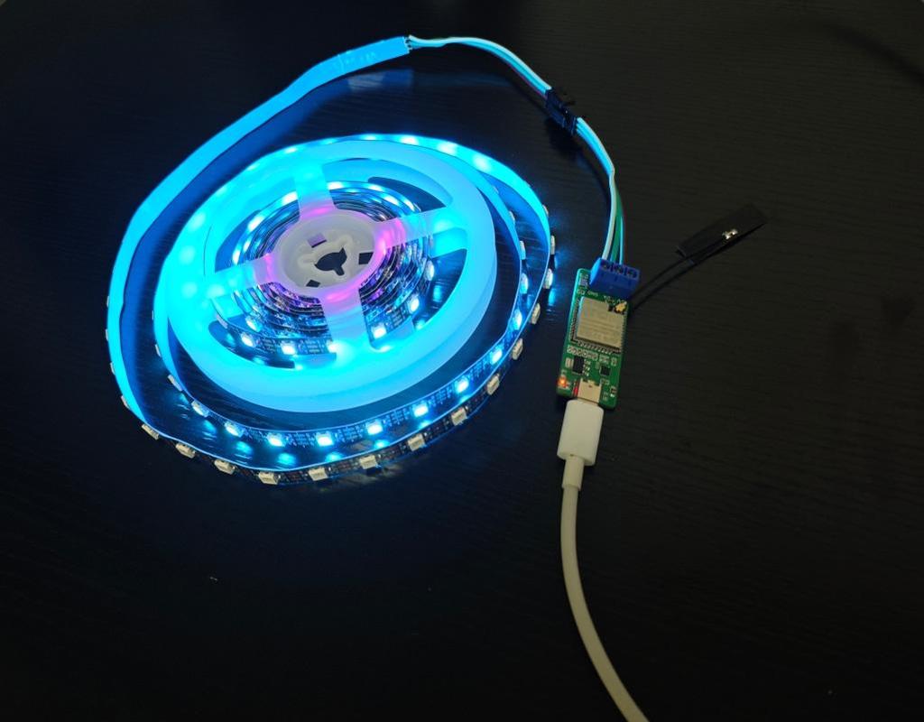 WLED USB-C Controller CH343 for WS2812X LED Strips, Firmware Download Support