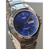 Used Casio MTP-1228DJ Blue Dial Day Date 10 Year Battery Working Item