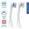 CURAPROX Sonic Electric Toothbrush HYDROSONIC EASY Replacement Brush SENSITIVE Set of (White, 2)