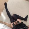 Gothic Cross Stockings, Over-The-Knee Socks with Garter, Sexy Pantyhose
