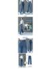 Women's High Waist Wide Leg Jeans - Spring/Autumn 2025 Collection - Slimming, Versatile, and Casual Loose Fit Trousers.