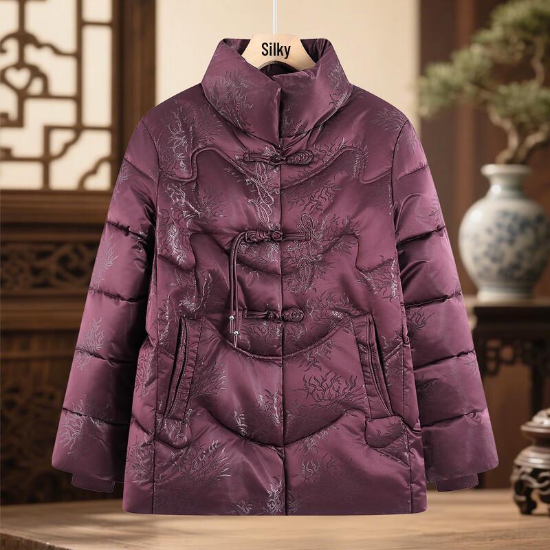 Women s Chinese Style Padded Winter Jacket 3XL